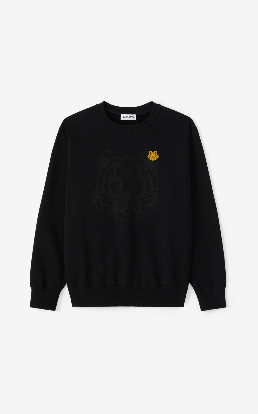 Kenzo K Tiger Sweatshirt Dame - Sort DK-792906